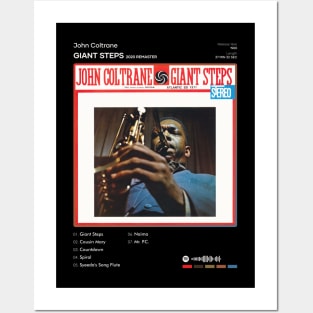 John Coltrane - Giant Steps Tracklist Album Posters and Art